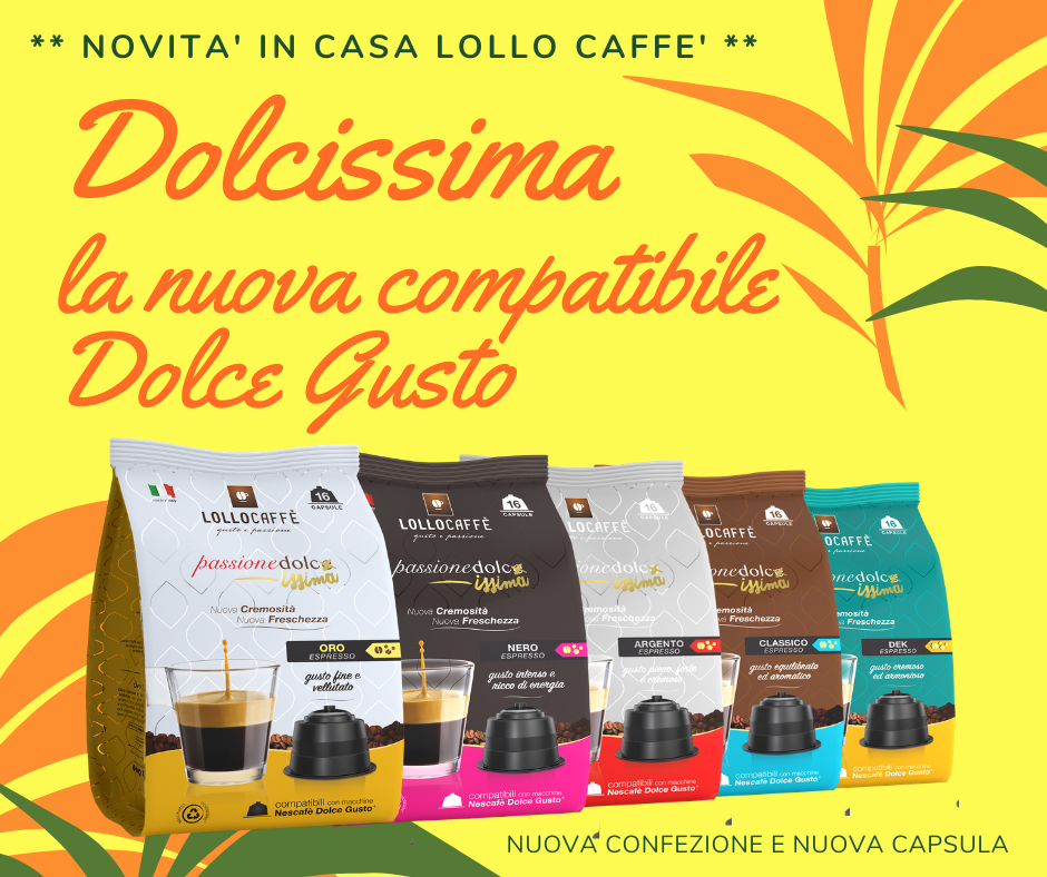 DOLCISSIMA: La nuova compatibile LOLLO Caffè Dolce Gusto! – Lollo Vending