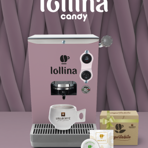 KIT LOLLINA MACCHINA CAFFE A CIALDE BIANCA (40 cialde Lollo Omaggio) –  Lollo Vending